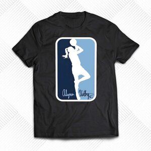Alyssa Ustby NBA Logo Meme Basketball Fan Gift Graphic T-Shirt 159